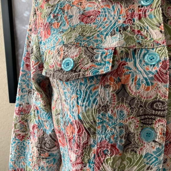 Joni B Light Textured Jacket Size Medium - Picture 3 of 7